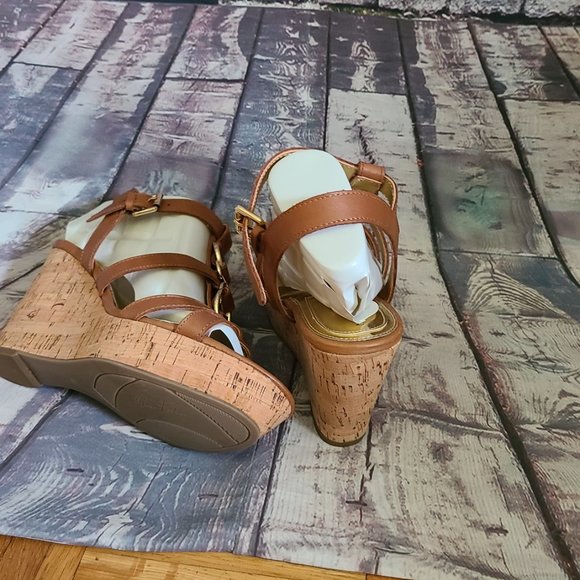 Mark Fisher Women shoes -Marc Fisher Shoe Size 8-Brown Fashion Summer Shoes - Picture 10 of 10